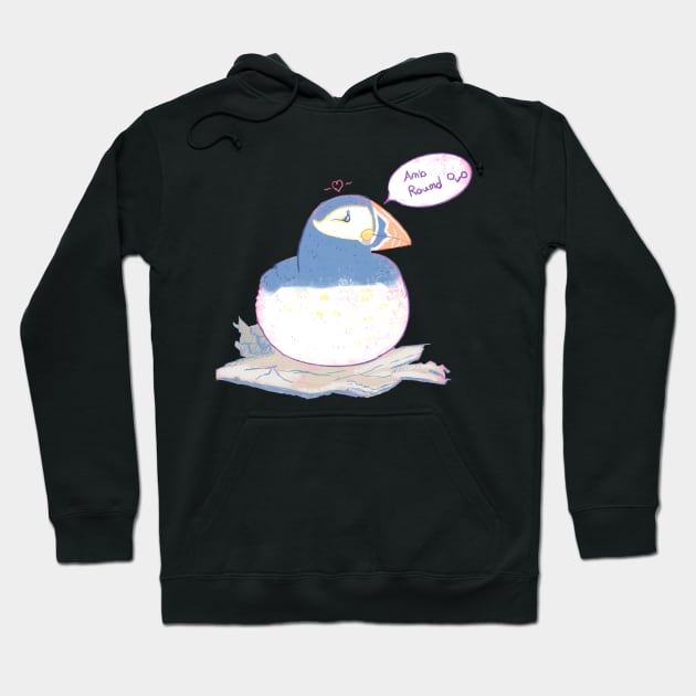 Pudgy Puffin Hoodie by JessaCreation